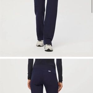 Figs navy blue straight leg large scrub